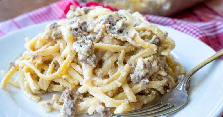 Cheeseburger Tetrazzini