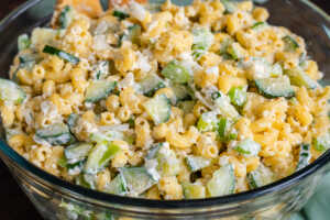 Cucumber Macaroni Salad Horizontal 2