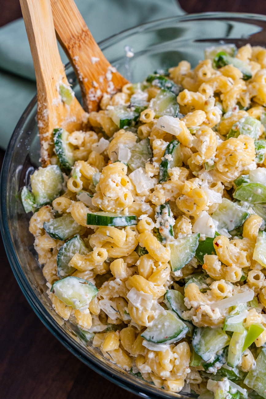 Cucumber Macaroni Salad Vertical 9