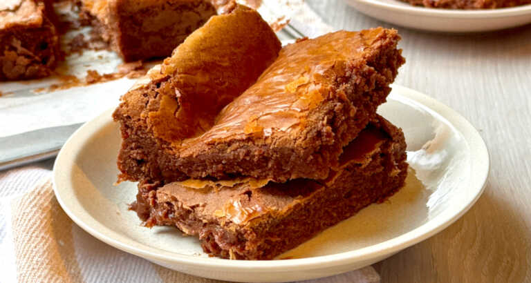 Crinkle Top Brownies