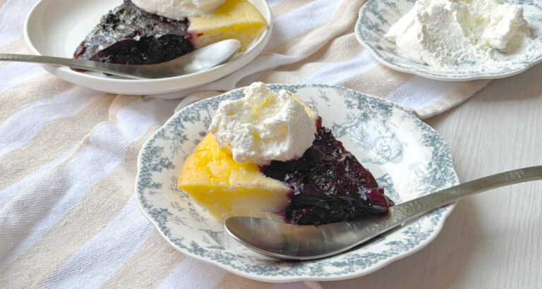 Crazy Crust Blueberry Pie