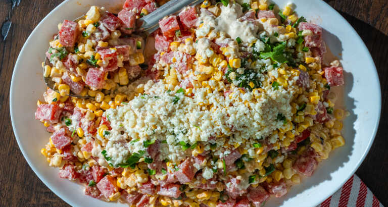 Watermelon Corn Salad