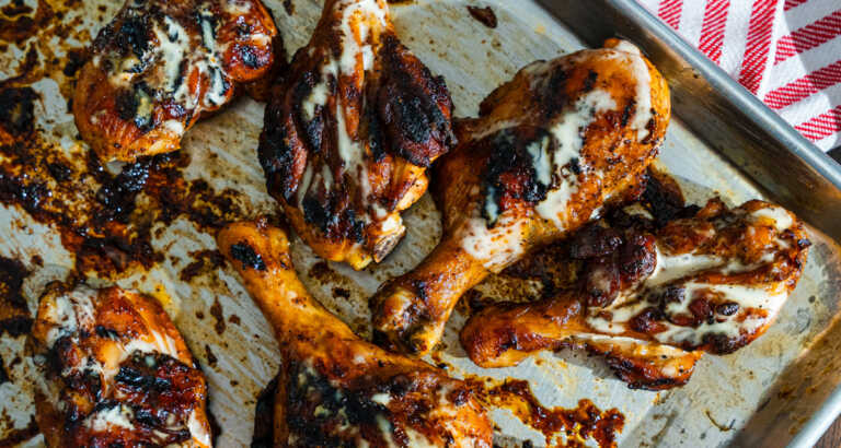Grilled BBQ Chicken Legs