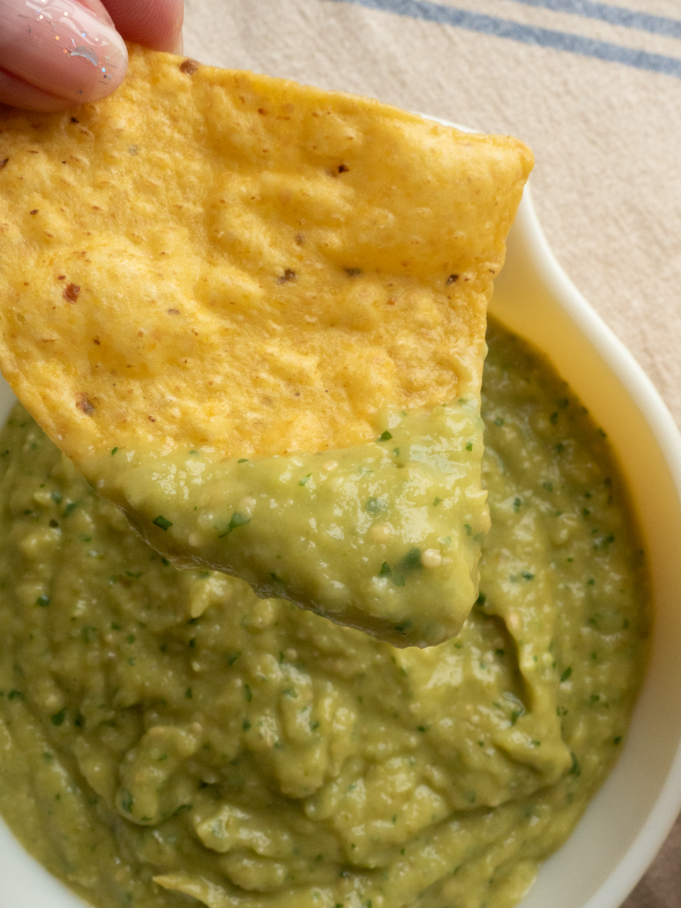 Creamy Blender Verde Sauce