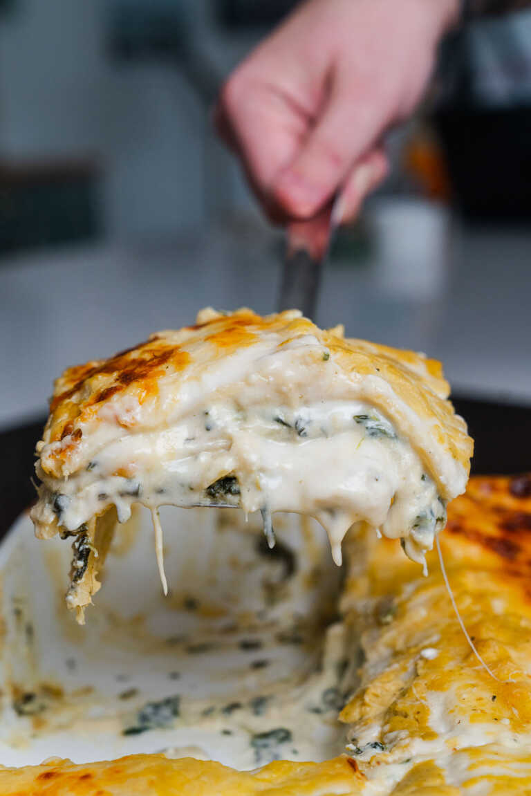 Spinach & Artichoke Lasagna