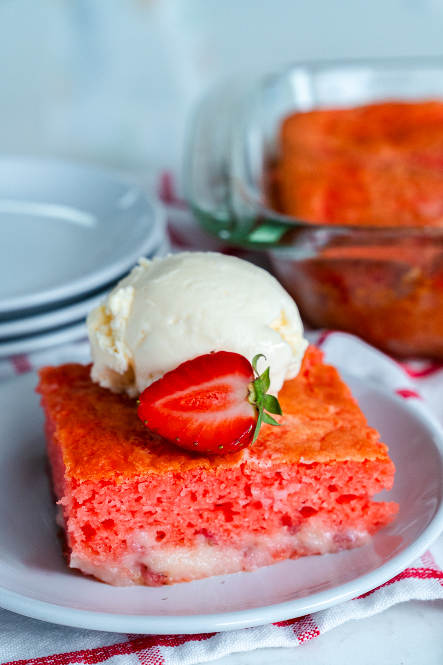 Strawberry Earthquake Cake Vertical 15