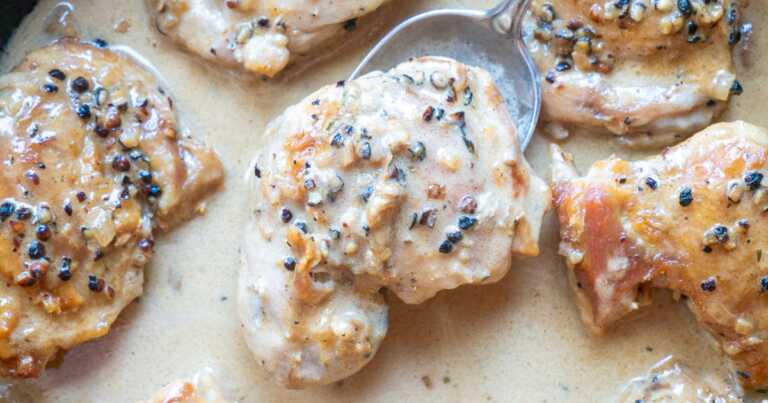 Chicken au Poivre