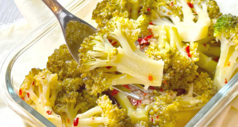 Spicy Pickled Broccoli