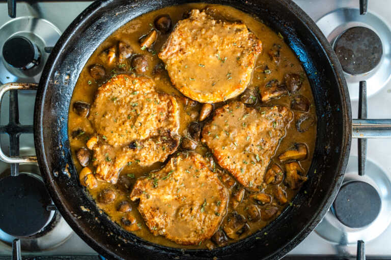 Pork Chop Marsala
