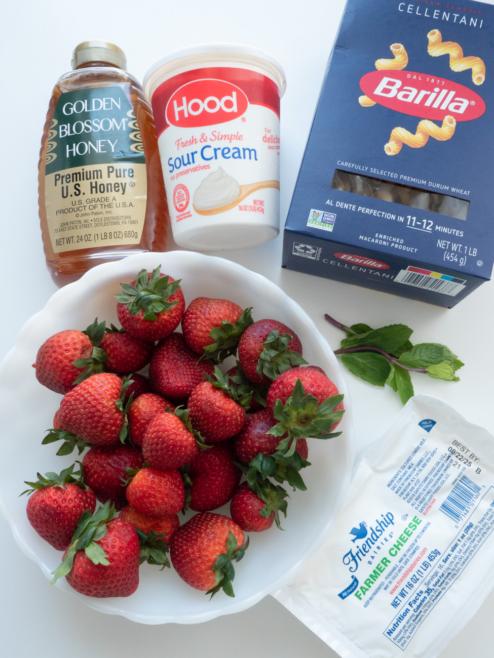 Pasta with Strawberries