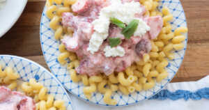 Pasta with Strawberries