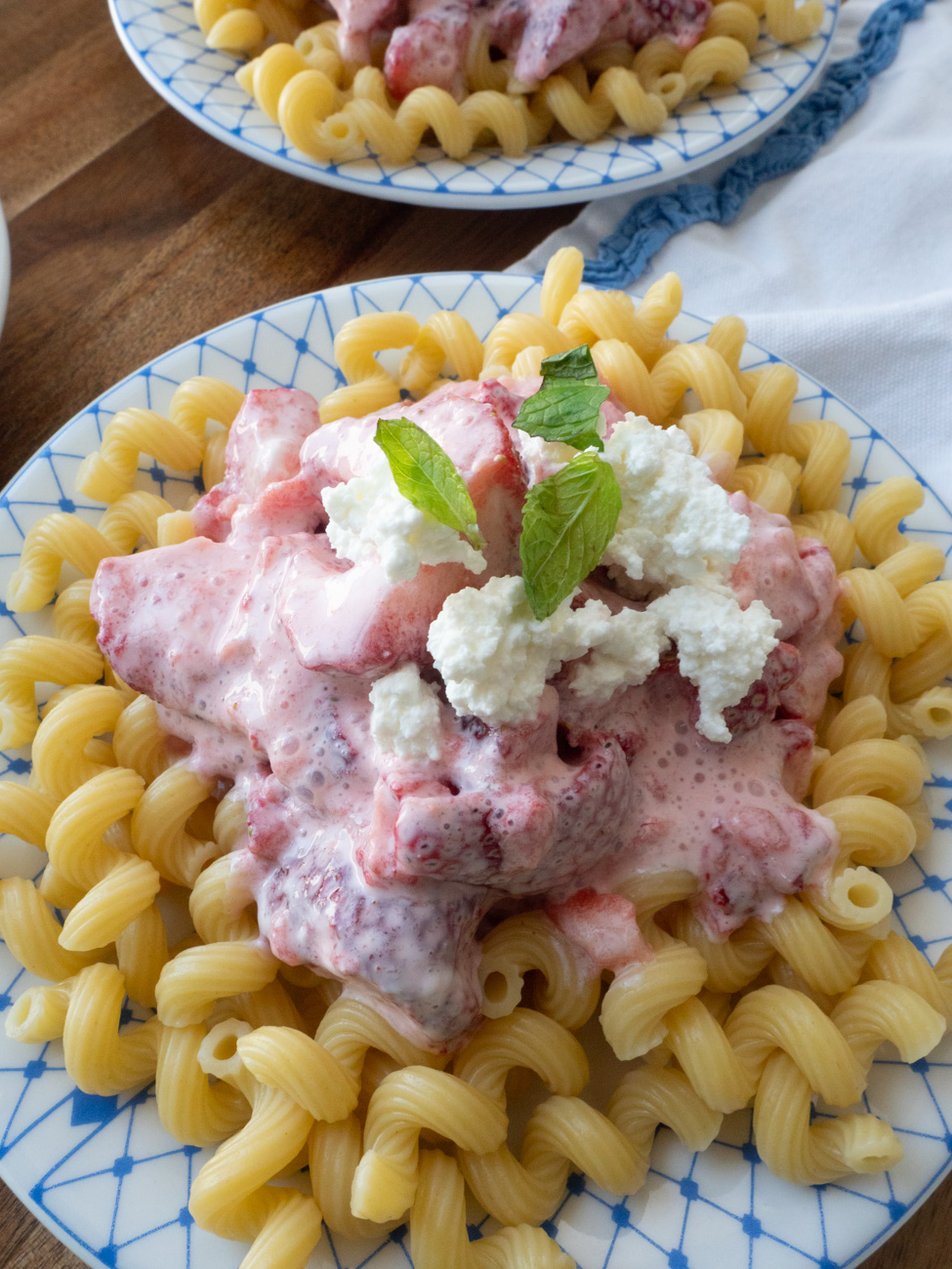 Pasta with Strawberries