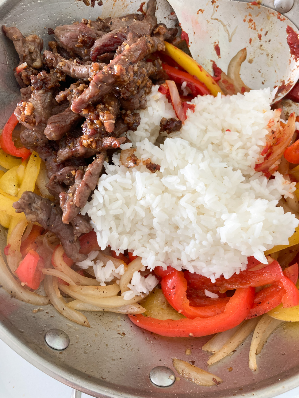 Steak Fajita Skillet Casserole
