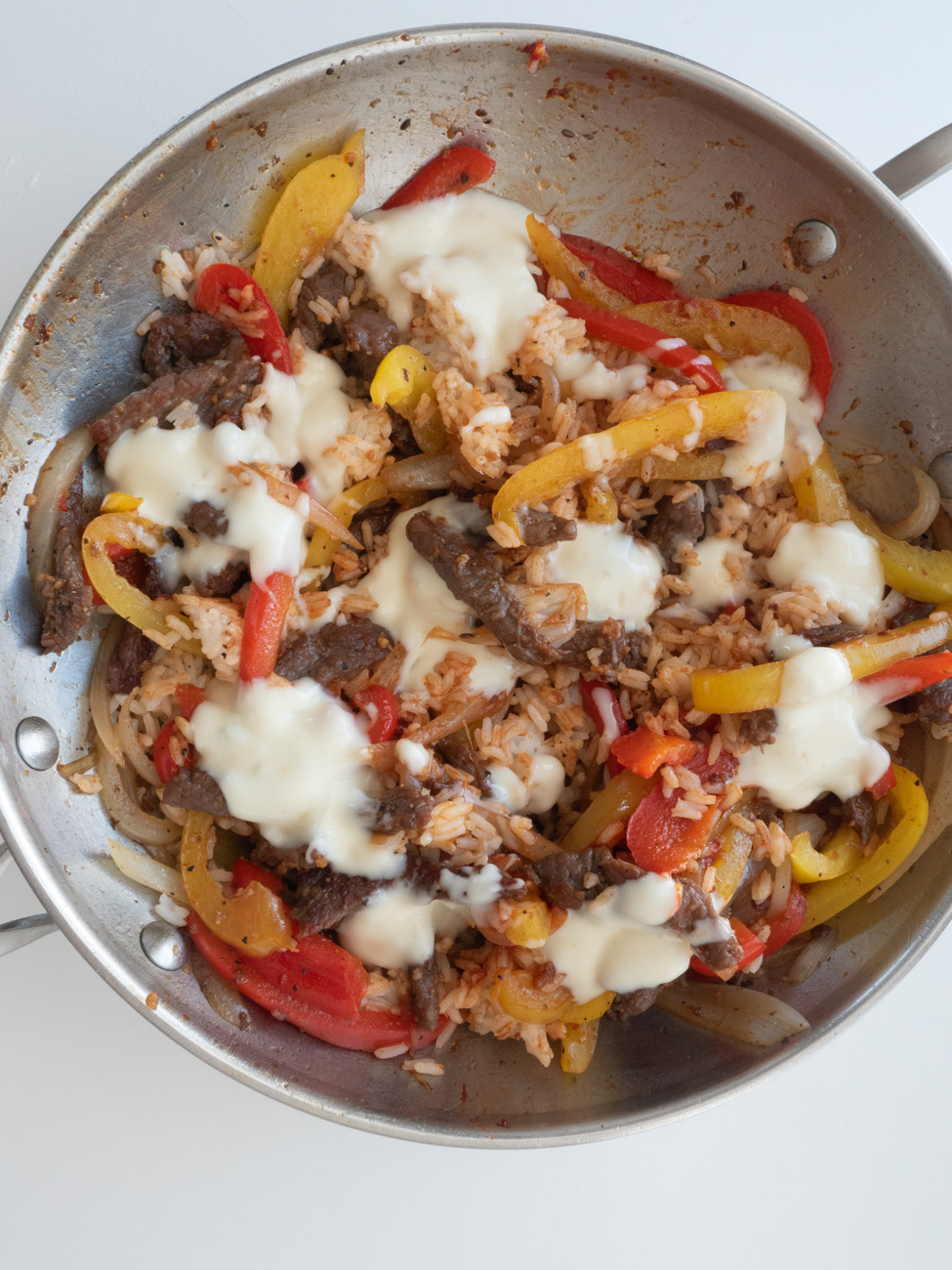 Steak Fajita Skillet Casserole