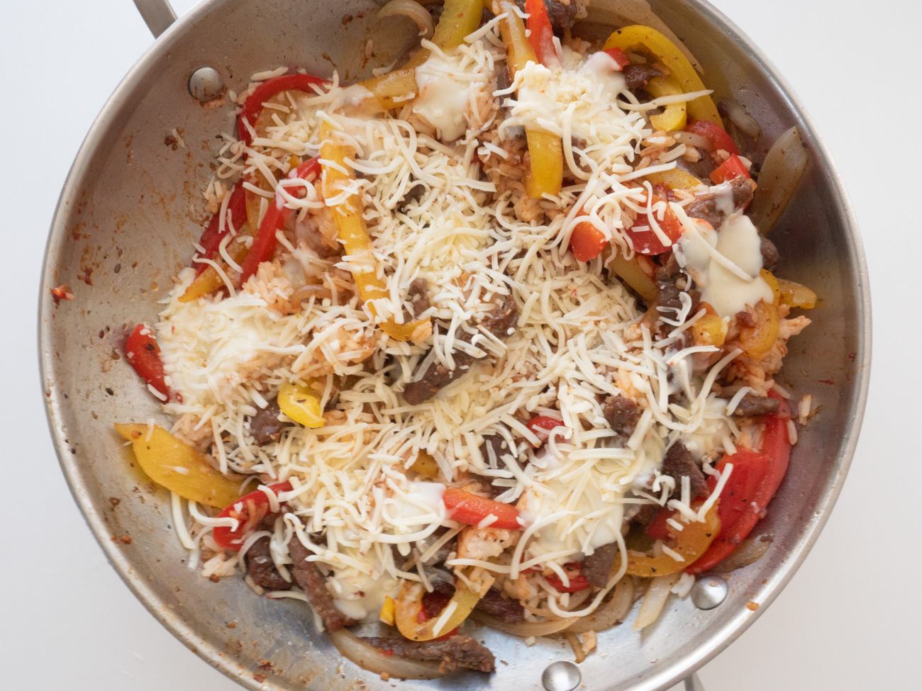 Steak Fajita Skillet Casserole