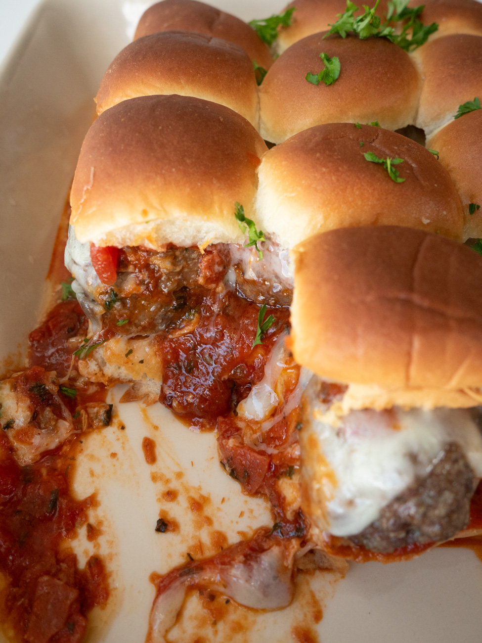 Italian Meatball Sliders