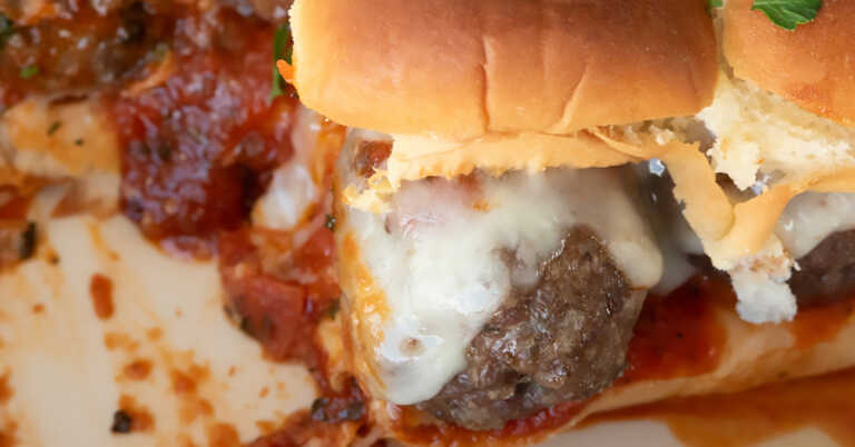 Italian Meatball Sliders