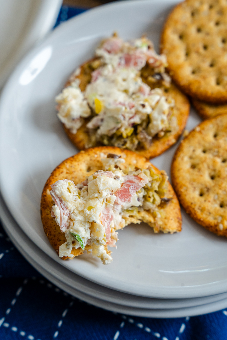 Muffuletta Cheese Ball Vertical 21