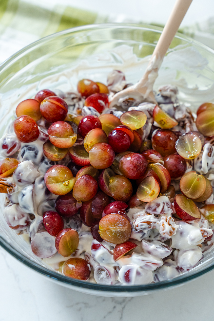 Crunchy Grape Salad Vertical 3