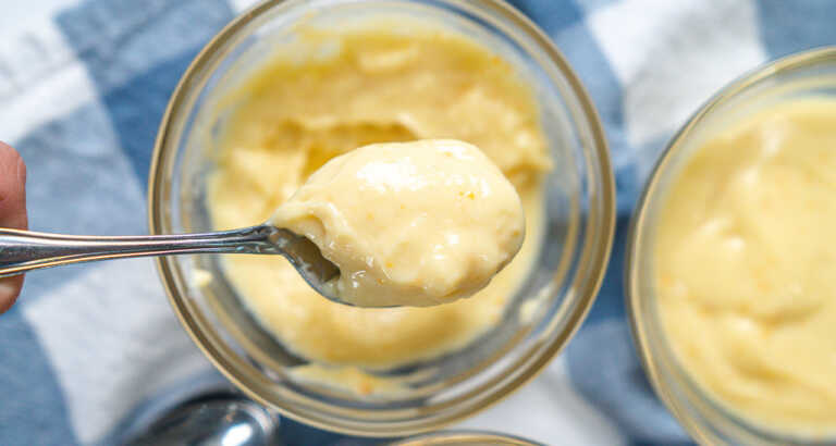 Chilled Orange Custard