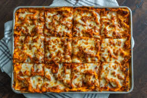 Easy Sheet Pan Lasagna Horizontal 3