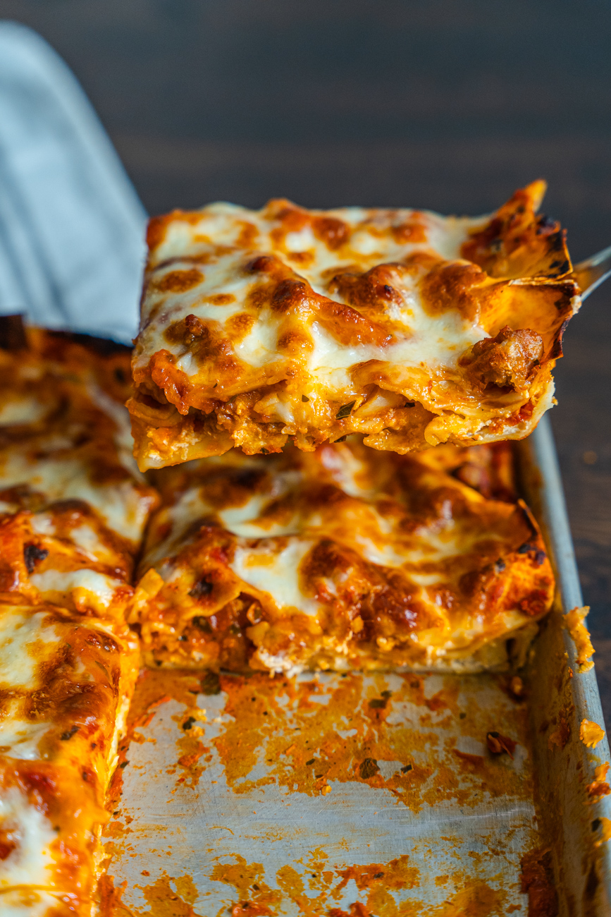 Easy Sheet Pan Lasagna Vertical 20