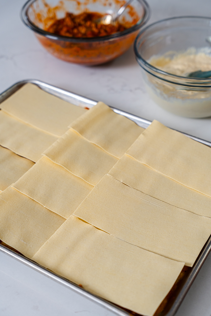 Easy Sheet Pan Lasagna Vertical 4