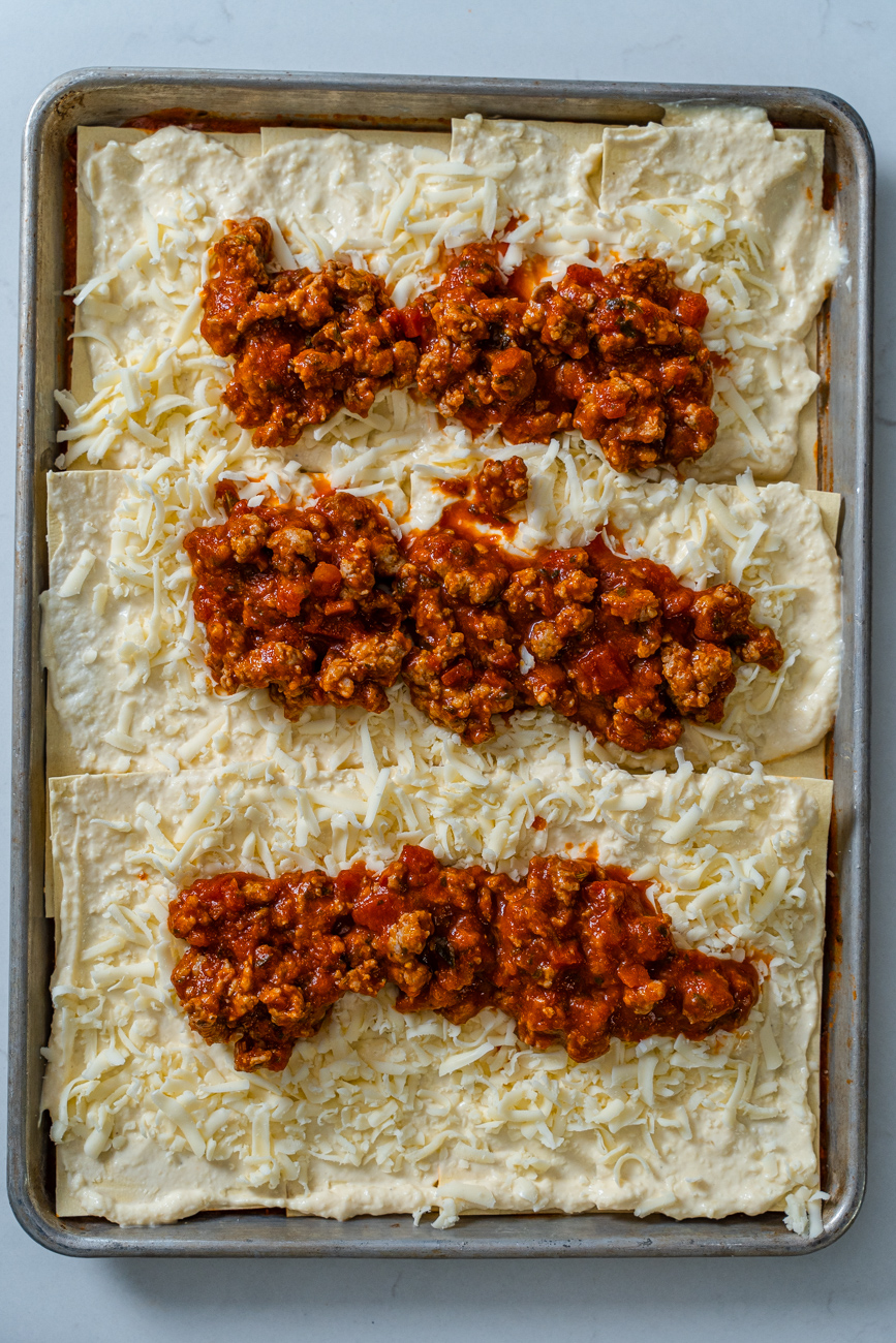 Easy Sheet Pan Lasagna Vertical 7