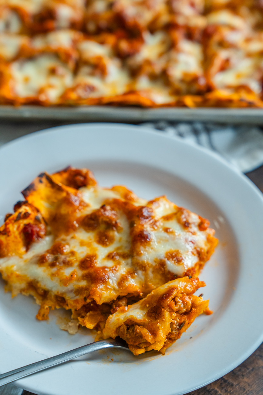 Easy Sheet Pan Lasagna Vertical 29