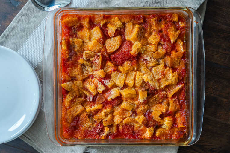 Grandma’s Baked Canned Tomatoes