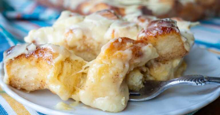 Overnight Orange Roll Casserole