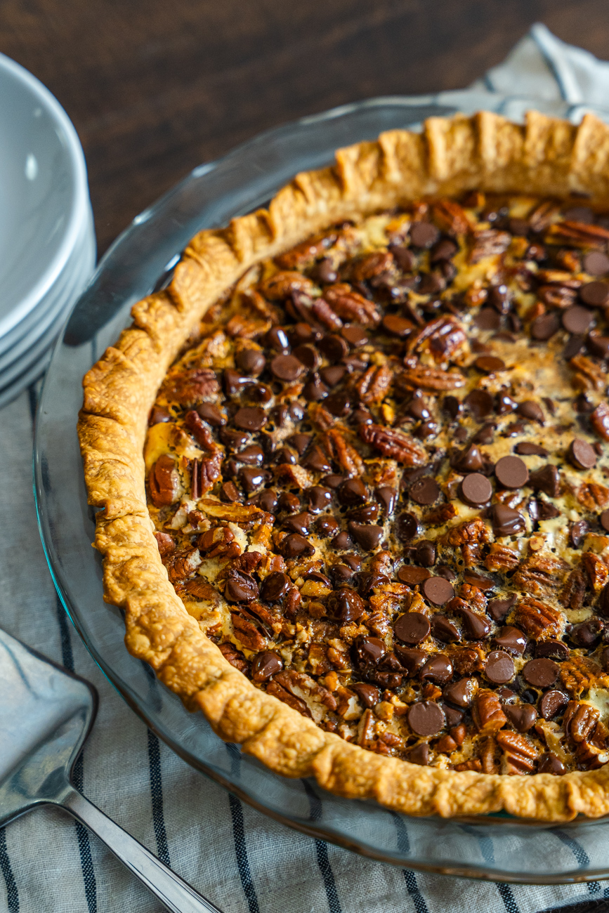 Cream Cheese Pecan Pie Vertical 6