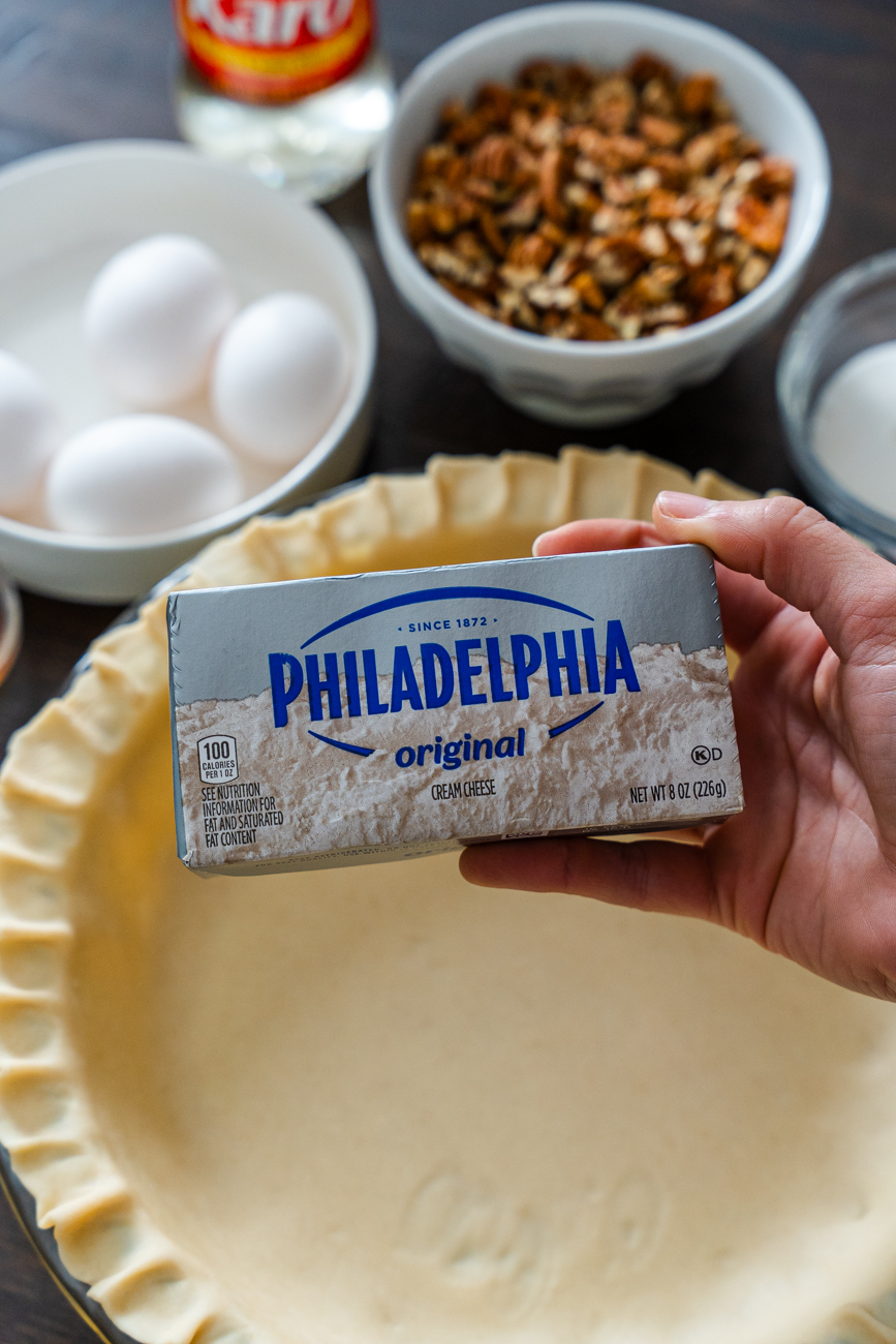 Cream Cheese Pecan Pie Vertical 1