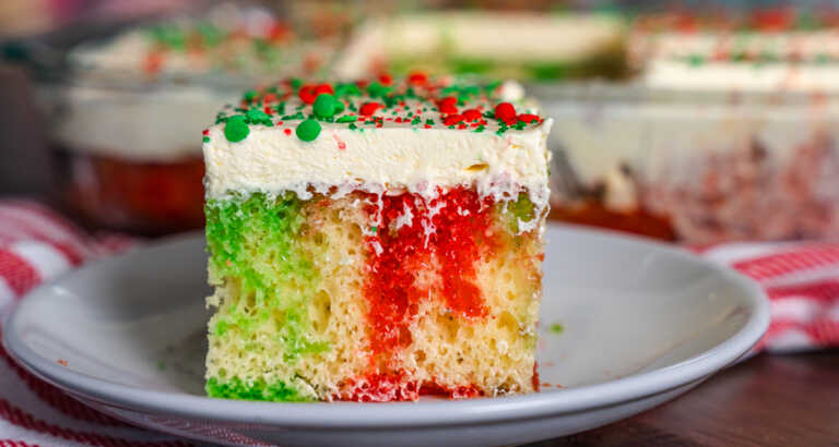 Christmas Poke Cake