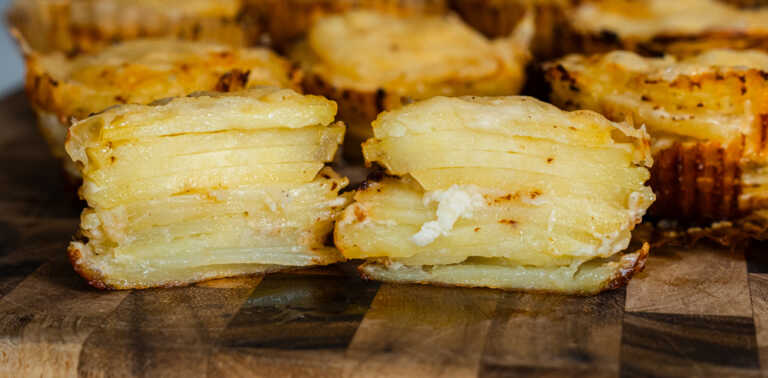 Cheesy Potato Stacks