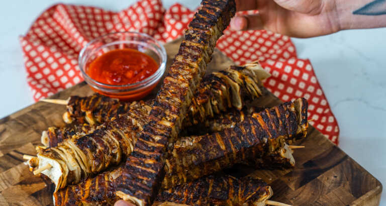 Cheesy Tortilla Stacks