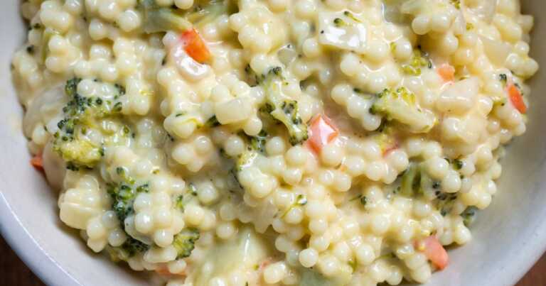 Broccoli Cheddar Pastina