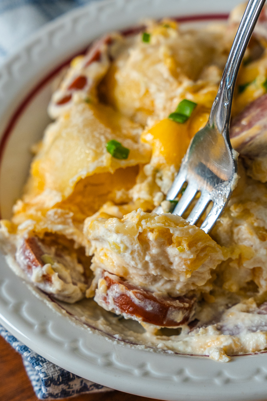 Kielbasa Pierogi Casserole-image