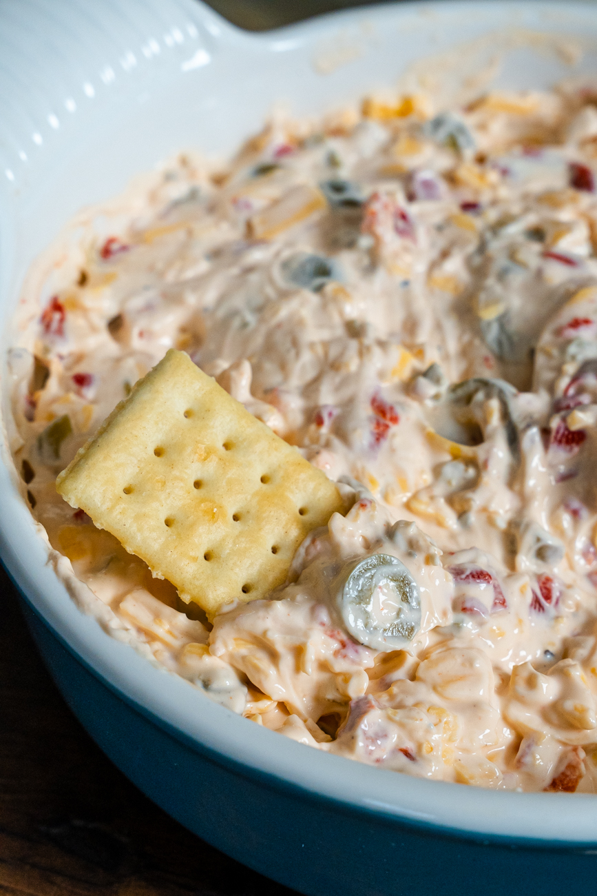 Cheddar Olive Dip Vertical 00022