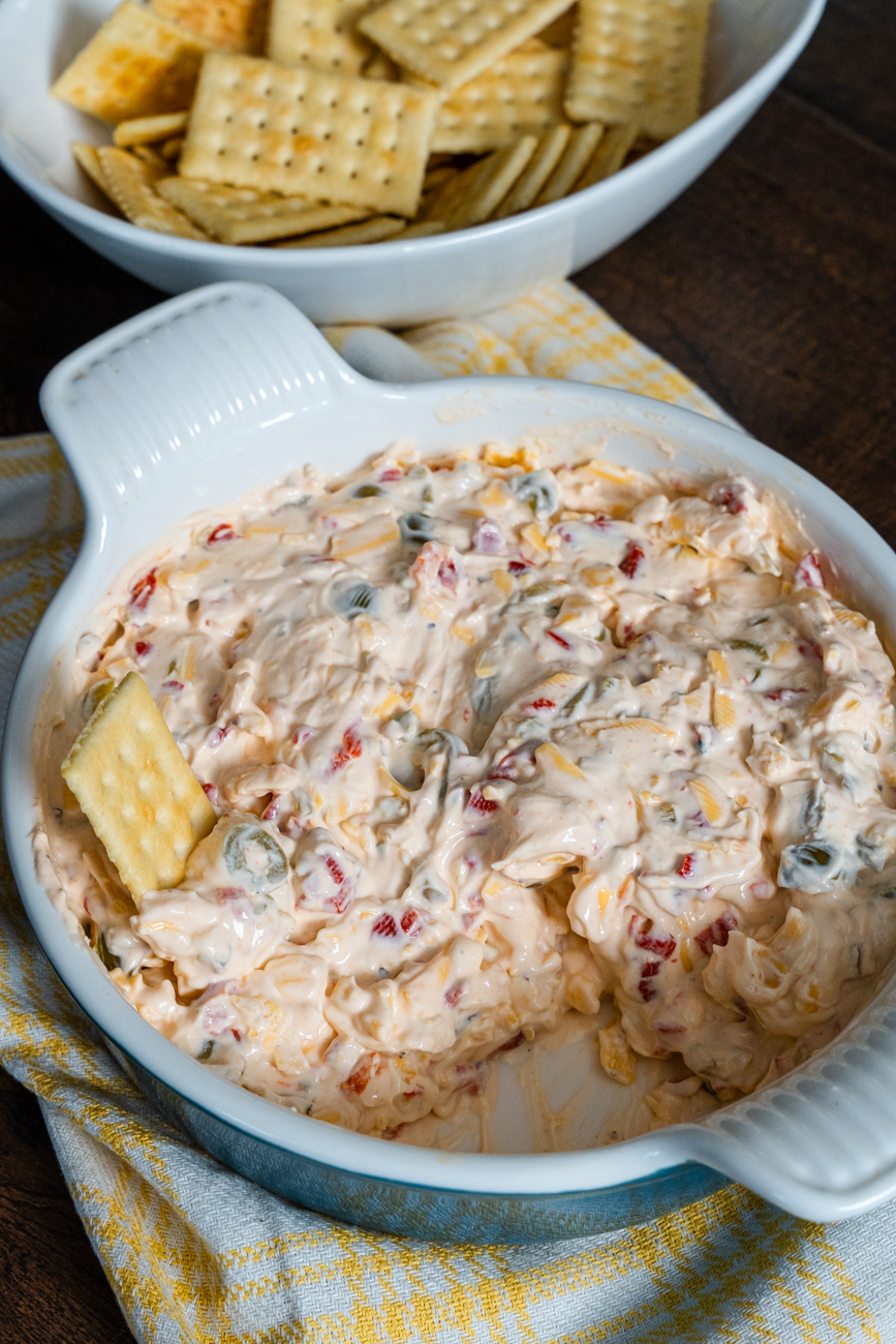 Cheddar Olive Dip Vertical 00020