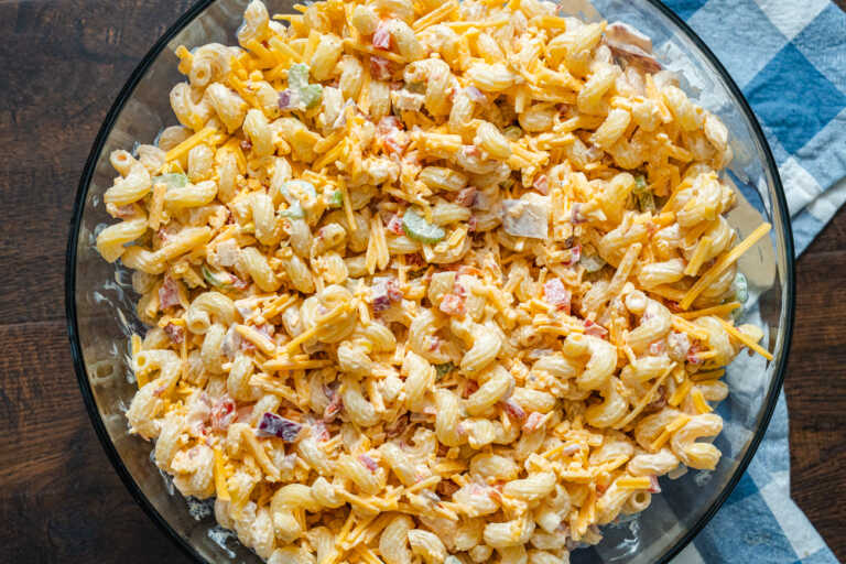 Cheddar & Sour Cream Pasta Salad