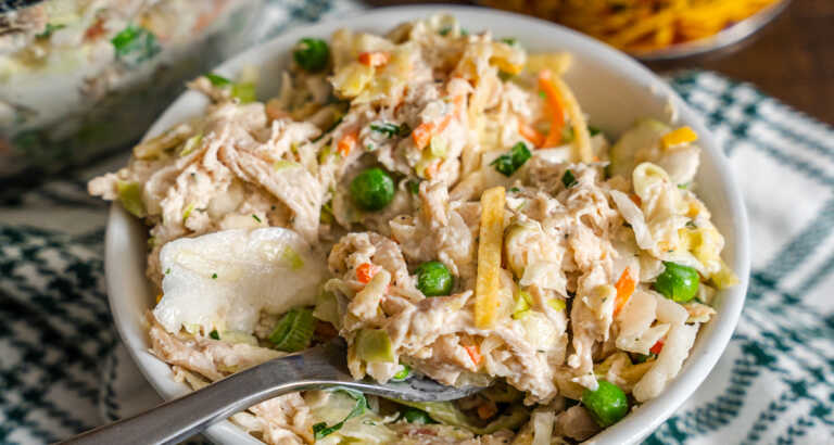 Chicken in the Straw Salad