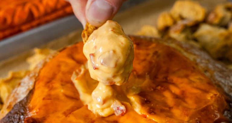 Game Day Cheese Volcano