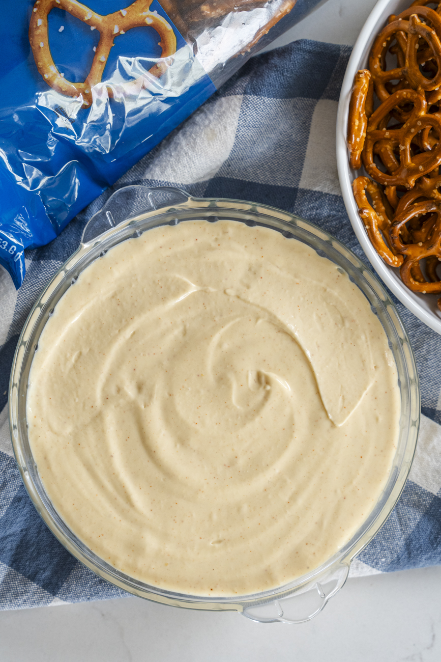 Mom's Famous Pretzel Dip Vertical 4