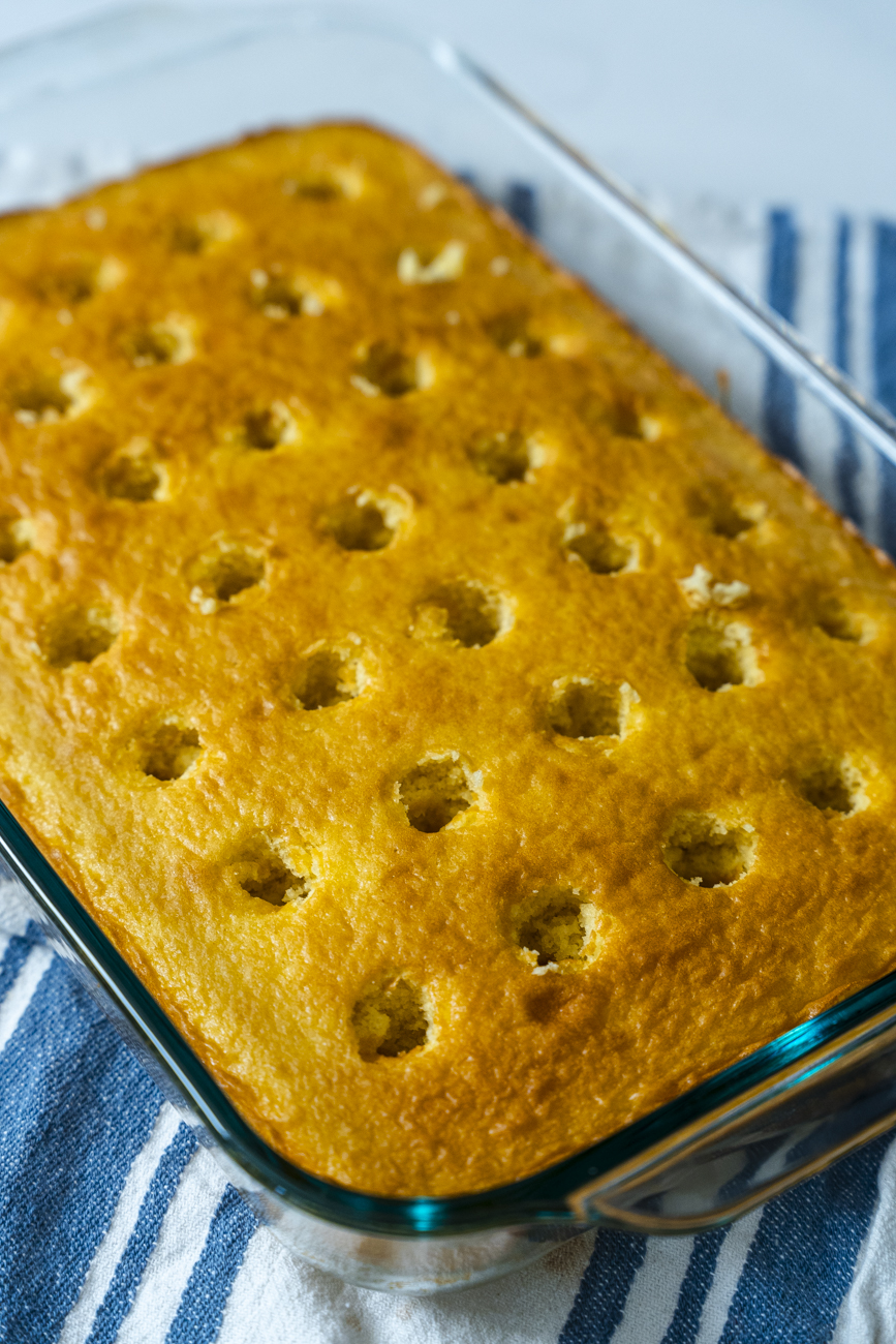 Boston Cream Sheet Cake Vertical 3