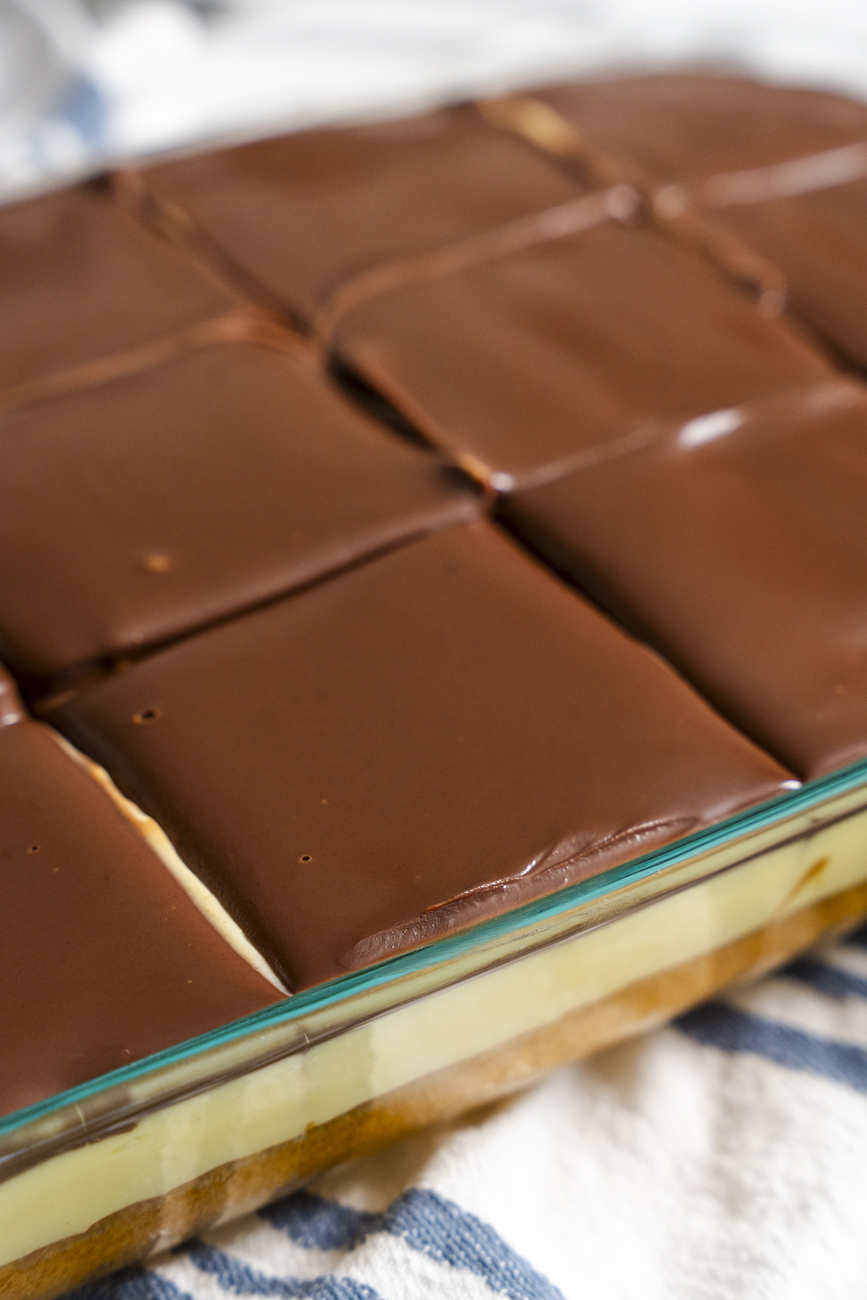 Boston Cream Sheet Cake Vertical 8