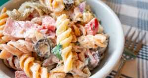 Creamy Italian Pasta Salad