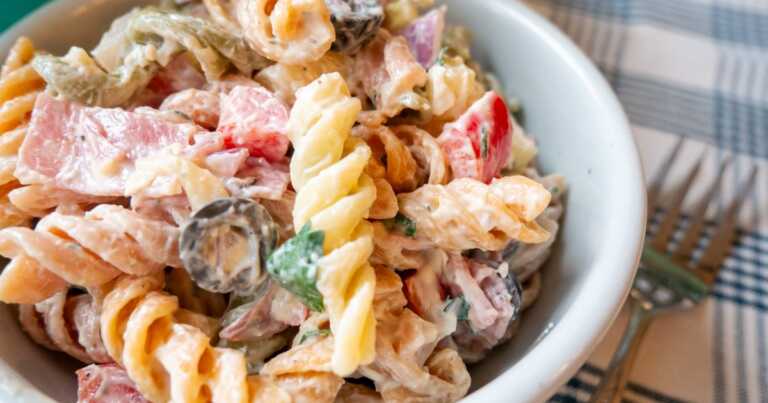 Creamy Italian Pasta Salad