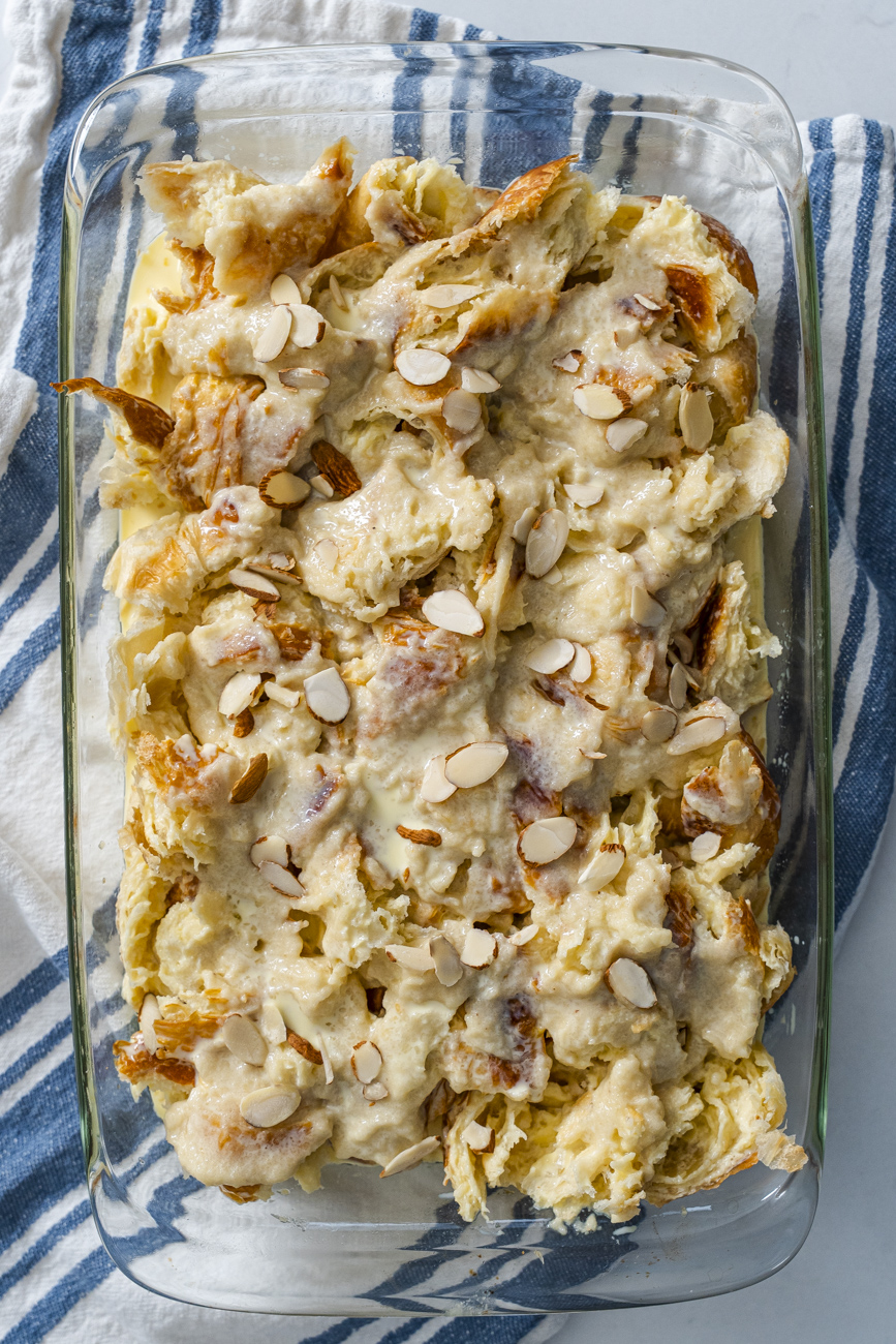 Almond Bread Pudding Vertical 4