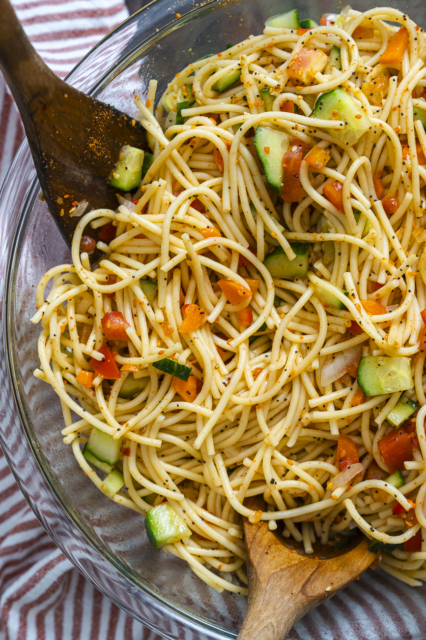 Spaghetti Salad Supreme Vertical 2